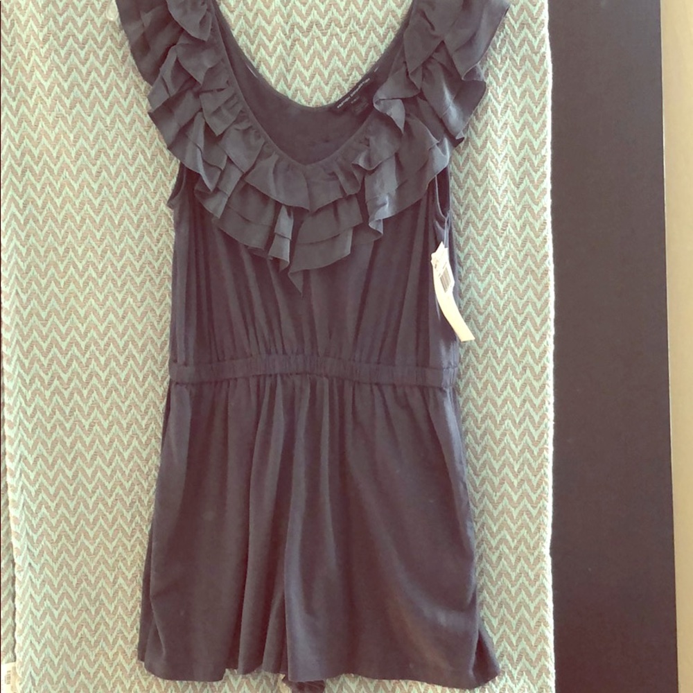Navy Romper